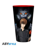 Death Note Light and Misa Glass Tumbler