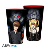 Death Note Light and Misa Glass Tumbler