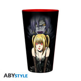 Death Note Light and Misa Glass Tumbler