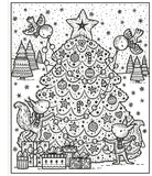 Enchanted Christmas Magic Painting Book