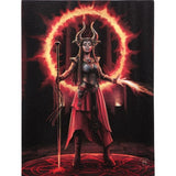 Fire Element Sorceresss Canvas Picture