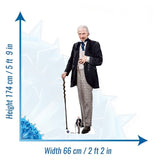 The First Doctor Doctor Who cardboard cut-out