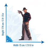 Nightmare on Elm Street Freddy Krueger cardboard cut-out