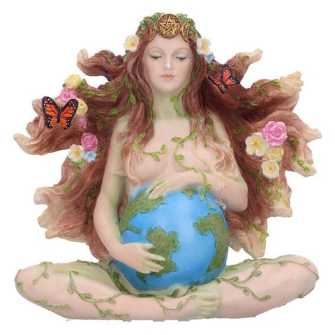 Gaea Mother of all Life Painted Ornament
