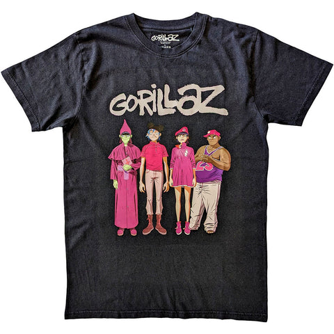 Gorillaz T-Shirt: Cracker Island Standing Group