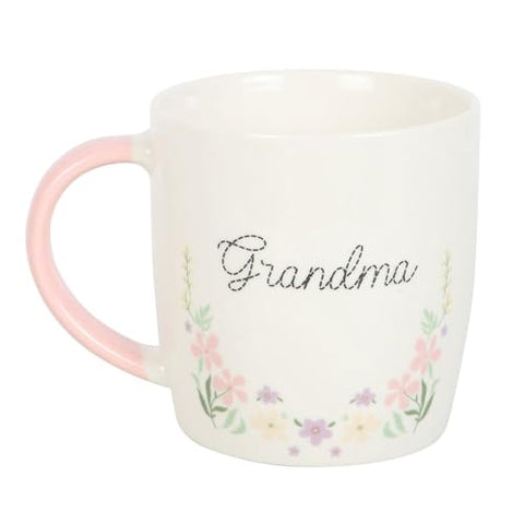 Grandma Floral Ceramic Mug