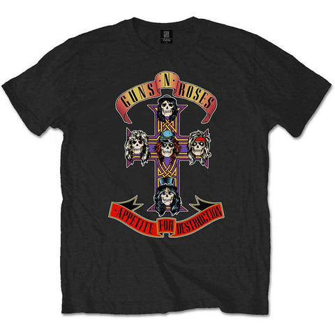 Guns N' Roses T-Shirt: Appetite for Destruction (Black)
