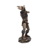 Berserker Bronze Viking Warrior Figure with Axe