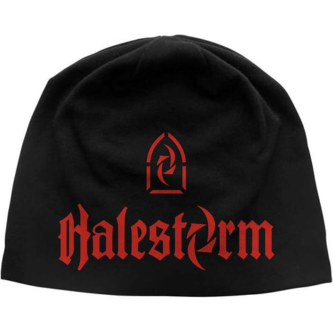 Halestorm Beanie Hat: Logo JD Print (Black)