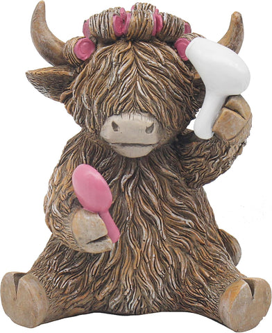 Happy Highland Cow Hairdo