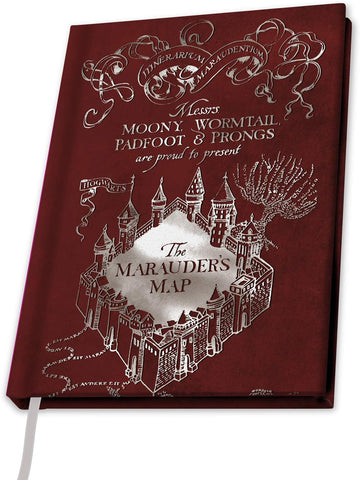 Harry Potter Marauder's Map A5 Notebook