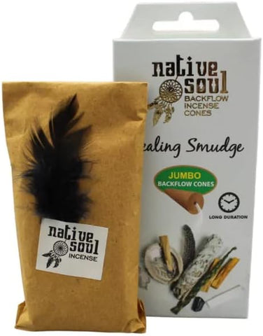 Healing Smudge Backflow Incense Cones