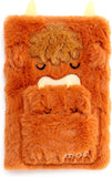 Highland Coo Plush Notebook