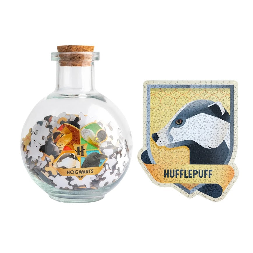 Hogwarts Hufflepuff Collectable 331 Puzzle Piece Jar – Gadget Stall