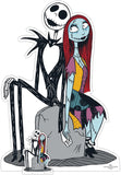 The Nightmare Before Christmas Jack and Sally cardboard cut-out