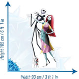 Jack and Sally dancing cardboard cut-out