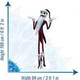 Jack Skellington Santa cardboard cut-out