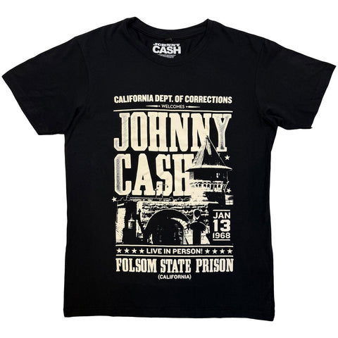 Johnny Cash Premium Carbon T-Shirt: Prison Poster