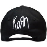 Korn Baseball Cap: Oval Logo (Black)