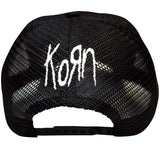 Korn Mesh Back Cap: Sonic Silver Logo (Black)