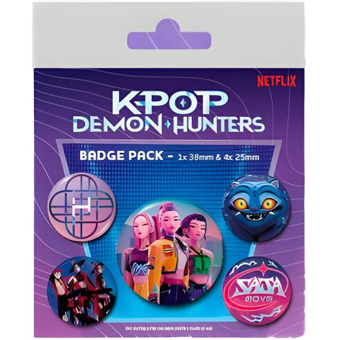 K-Pop Demon Hunters Badge Pack