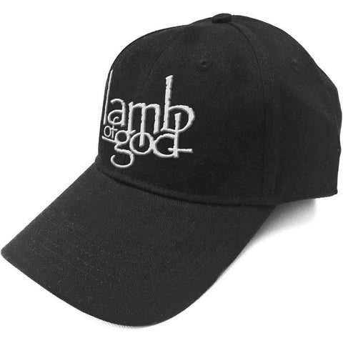 Lamb of God Baseball Cap: Logo (Black)
