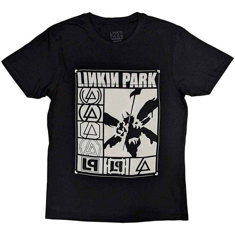 Linkin Park T-Shirt: Logo Rectangule (Black)