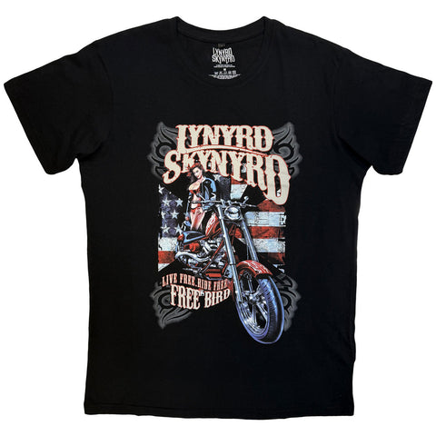 Lynyrd Skynyrd Premium Carbon T-Shirt: Ride Free