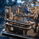 Marble Spaceport 3D Wooden Puzzle