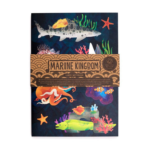 Marine Kingdom Recycled Paper Notebook