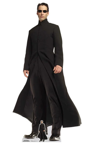 Matrix Reloaded Neo cardboard cut-out