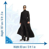 Matrix Reloaded Neo cardboard cut-out
