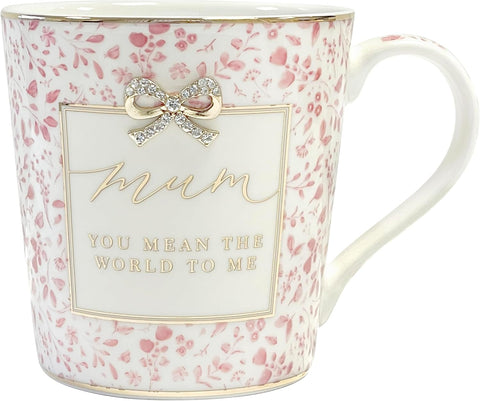 "Mum You Mean the World to Me" China Mug