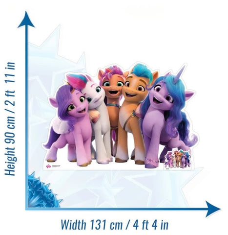 My Little Pony Mini Group cardboard cut-out