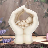 Shelter Baby in Cradled Hands Figurine