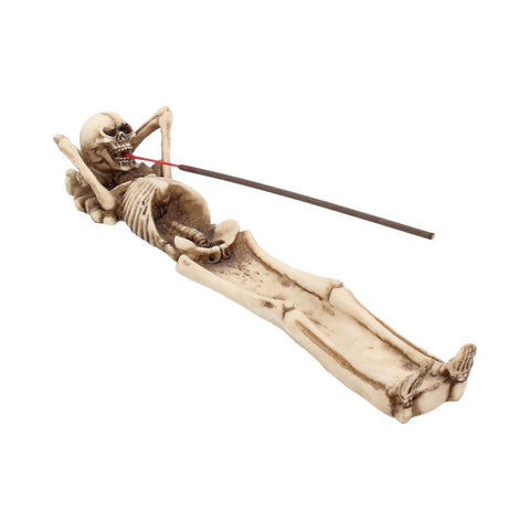 Take It Easy Skeleton Incense Holder