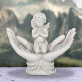Raised to Heaven Cherub Figurine