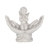 Raised to Heaven Cherub Figurine