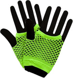 Short Net Neon Gloves