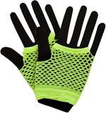 Short Net Neon Gloves