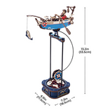Ocean Fisher Pendulum Balance 3D Wooden Puzzle