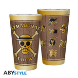 One Piece Skulls Glass Tumbler