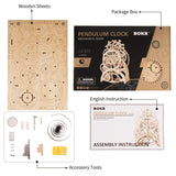 Pendulum Clock 3D Wooden Puzzle