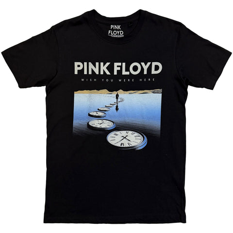 Pink Floyd T-Shirt: Clocks (Black)