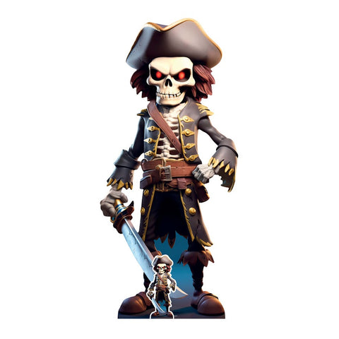 Pirate Skeleton Cartoon cardboard cut-out