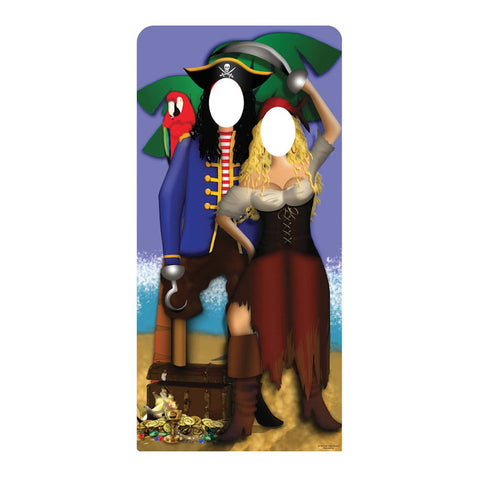 Pirate Couple stand-in cardboard cut-out