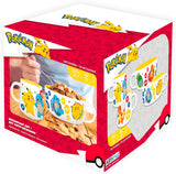 Pokémon Breakfast Set Mug and Bowl Pikachu and Kanto Starters