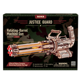 Rotating-Barrel Machine Gun Toy 3D Wooden Puzzle