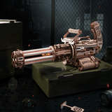 Rotating-Barrel Machine Gun Toy 3D Wooden Puzzle