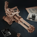 Rotating-Barrel Machine Gun Toy 3D Wooden Puzzle